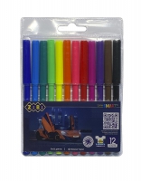 Фломастери, 12 кол., МАШИНКА, SMART Line ZiBi ZB.2811