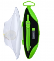 Циркуль START NEON в твердому футлярі, з запасним грифелем, салатовий, KIDS Line ZiBi ZB.5323NS-15