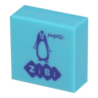 Гумка квадратна ZiBi ANIMALS, 28х28х13.5mm, в шоубоксі ZB.5458
