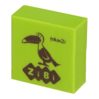Гумка квадратна ZiBi ANIMALS, 28х28х13.5mm, в шоубоксі ZB.5458