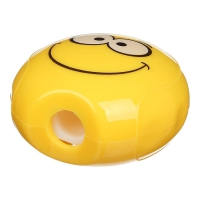 Точилка для карандашей SMILE, с контейнером, 1 отв., пластик, корпус, ассорти, KIDS Line ZiBi ZB.5524