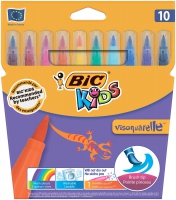 Фломастеры "Vis Aquarelle", 10 цветов BIC bc8289641