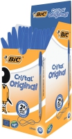 Ручка шариковая "Cristal", синяя, 50 шт/уп, без ШК на ручке BIC bc8373609