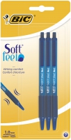 Ручка "Soft Feel Clic Grip", синяя, 3шт в блистере BIC bc837396