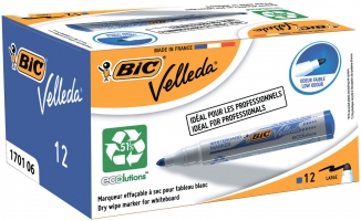 Маркер для сухост. дош. "Velleda", синий BIC bc904938