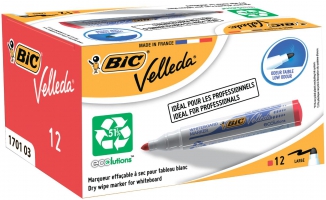 Маркер для сухост. дош. "Velleda", червоний BIC bc904939