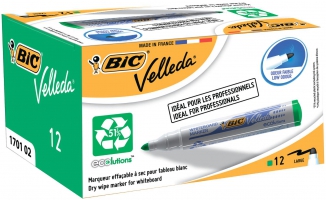 Маркер для сухост. дош. "Velleda", зелений BIC bc904940