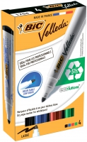Набор маркеров для сухост. дош. "Velleda", 4 цвета BIC bc904941