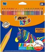 Карандаши цветные "Evolution Stripes", 24 шт BIC bc950525