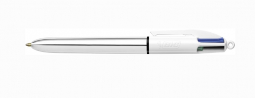 Ручка "4 in 1 Colours Shine Silver", срібна BIC bc982873