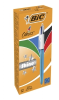 Ручка "4 in 1 Colours Shine Blue", блакитна BIC bc982874