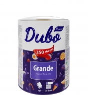 Рушник целюлозний "Диво Premio GRANDE", по 1 рул., на гільзі, 2-х шар., білий рп.дв.gr.1б