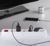 Сетевой удлинитель Hama Multiple 6XSchuko 3G*1.5мм ws 3м White 00030533