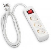 Мережевий подовжувач Hama Multiple 3XSchuko 3G*1.5мм ws 3м White 00030535