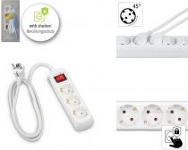 Мережевий подовжувач Hama Multiple 3XSchuko 3G*1.5мм ws 3м White 00030535