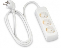 Сетевой удлинитель Hama 3XSchuko 3G*1.5мм 5м White 00108842