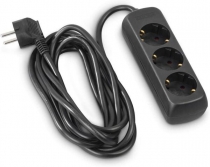 Мережевий подовжувач Hama 3XSchuko 3G*1.5мм 5м Black 00108843