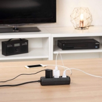 Мережевий подовжувач Hama 3XSchuko 3G*1.5мм 5м Black 00108843