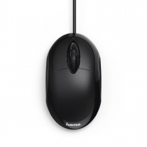 Миша Hama MC-100 USB-A, чорний 00182600