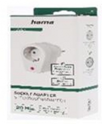 Мережевий адаптер Hama Earthed захищає від перенапруги White 00223323