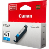 Картридж струменевий Canon CLI-471C PIXMA MG5740/MG6840 Cyan 0401C001
