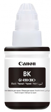 Чернила Canon GI-490 PIXMA G1400/G2400/G3400 Black 135ml 0663C001