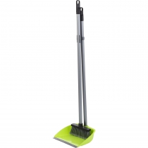 Совок з гумовою накладкою та щітка з довгою ручкою Buroclean 10300501
