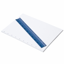Пластини Press-binder 17мм біл, уп/50 1470710