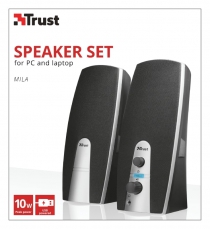 Акустична система (Колонки) Trust 2.0 MILA USB Black/WHITE 16697_TRUST