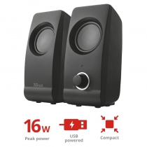 Акустическая система (Колонки) Trust 2.0 Remo Black 17595_TRUST