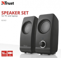 Акустическая система (Колонки) Trust 2.0 Remo Black 17595_TRUST