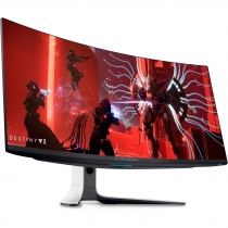 Монітор DELL 34" AW3423DW 2xHDMI, DP, USB3.2, Audio, QD-OLED, 3440x1440, 21:9, 175Hz, 0.1ms, 149%sRGB, Delta E<2, CURVED, Adaptive-Sync, G-SYNC, HAS 210-BDSZ