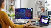 Монитор DELL 23.8" U2424HE HDMI, DP, USB-C, RJ-45, Audio, IPS, 120Hz, sRGB 100%, Pivot 210-BKJF