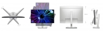 Монитор DELL 23.8" U2424HE HDMI, DP, USB-C, RJ-45, Audio, IPS, 120Hz, sRGB 100%, Pivot 210-BKJF