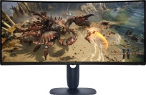 Монітор DELL 34" AW3425DWM 2xHDMI, DP, USB, VA, 3440x1440, 21:9, 180Hz, 1ms, DCI-P3 95%, CURVED, Adaptive-Sync, HDR 400 210-BQWL