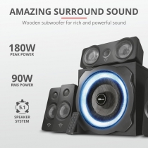 Акустична система (Колонки) Trust 5.1 GXT 658 Tytan Surround Speaker System Black 21738_TRUST