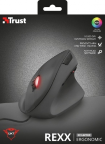 Миша Trust GXT144 REXX ERGONOMIC BLACK 22991_TRUST