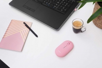Мышь Trust Puck Rechargeable Ultra-Thin BT WL Silent Pink 24125_TRUST