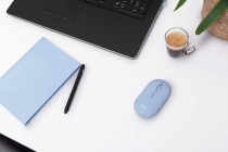 Мышь Trust Puck Rechargeable Ultra-Thin BT WL Silent Blue 24126_TRUST
