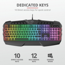 Клавіатура Trust GXT881 ODYSS SEMI-mech USB Black 24303_TRUST