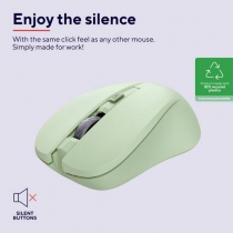 Миша Trust MYDO SILENT, WL, Зелений 25042_TRUST