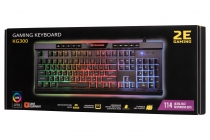 Клавиатура игровая 2E GAMING KG300 LED USB Black Ukr 2E-KG300UB