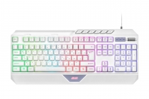 Клавиатура мембранная 2E GAMING KG315 110key, USB-A, EN/UA, RGB, белый 2E-KG315UWT