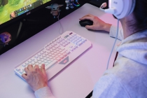 Клавиатура мембранная 2E GAMING KG315 110key, USB-A, EN/UA, RGB, белый 2E-KG315UWT
