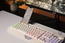Клавиатура мембранная 2E GAMING KG315 110key, USB-A, EN/UA, RGB, белый 2E-KG315UWT