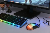 Клавіатура 2E GAMING KG345 RGB 68key USB Transparent 2E-KG345TR