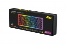 Клавіатура 2E GAMING KG345 RGB 68key USB Transparent 2E-KG345TR