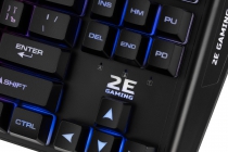 Клавіатура ігрова 2E GAMING KG355 LED 87key USB Black Ukr 2E-KG355UBK