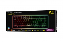 Клавіатура ігрова 2E GAMING KG360 RGB 68key WL Black Ukr 2E-KG360UBK