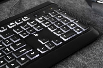 Клавіатура 2E KS120 White backlight USB Black 2E-KS120UB